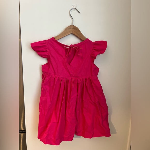 Pink Ruffled Kids Dress - Picture 3 of 3